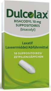 Dulcolax Bisadocyl 10mg 10 Suppositoires