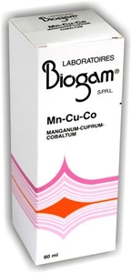 Biogam Manganese (Mn) Cuivre (Cu) Cobalt (Co) 60ml