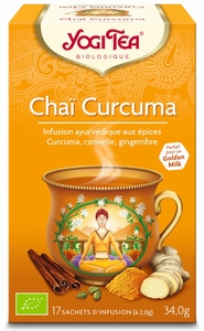 Yogi Tea Chai Curcuma Bio 17 Sachetsets