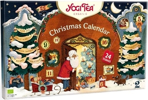 Yogi Tea coffret calendrier de l&#039;avent, contient 24 produits Yogi tea.