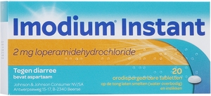 Imodium Instant 2mg 20 Comprimés Orodispersibles