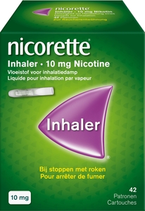 Nicorette Inhaler 10mg De Nicotine 42 Cartouches