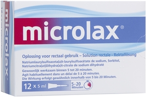 Microlax Solution Rectale 12 x 5ml