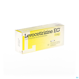 Levocetirizine EG 5mg 40 Comprimés