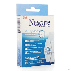 Nexcare 3m Strong Hold Assortis 20