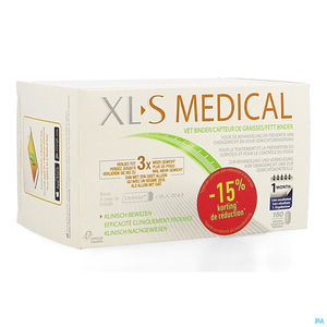 XLS Medical Capteur de Graisses 180 Comprimés (prix promo -15%)