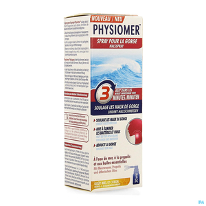 Physiomer Spray Gorge Miel Citron 20ml