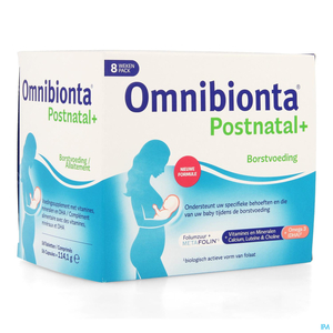 Omnibionta Postnatal+ 56 Comprimés + 56 Capsules (8 Semaines)