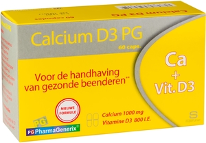 Calcium D3 PG PharmaGenerix 60 Capsules