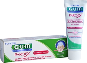GUM Gel Dentifrice Paroex Traitement d&#039;Attaque 75ml