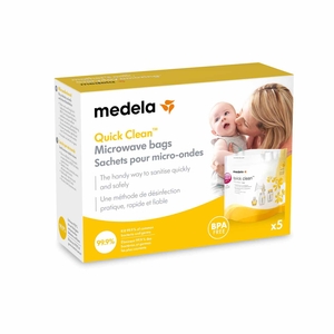 Medela Quick Clean 5 Sachets Sterilisateurs Micro Ondes