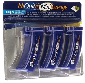 NiQuitin 4mg Minilozenge 60 Comprimés à Sucer