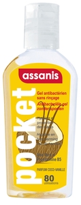 Assanis Gel Mains Exotic Coco-vanille 80ml