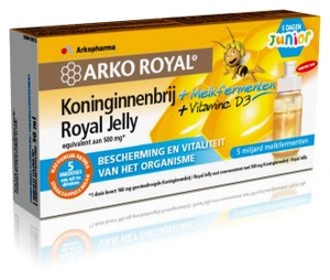 ArkoRoyal Gelée Royale + Ferments Lactiques 5 Unidoses x7,5ml Junior