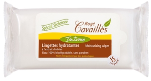 Rogé Cavaillès Intime 15 Lingettes Hydratantes