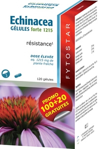 Fytostar Echinacea Forte 120 Capsules (20 gratuites)