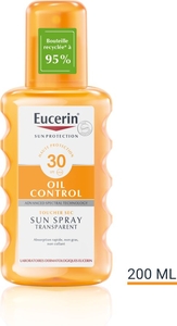 Eucerin Sun Oil Control SPF 30 Toucher Sec Spray Transparent 200ml