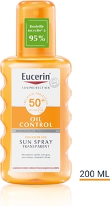 Eucerin Sun Oil Control SPF 50 Touche Sec Spray Transparent 200ml