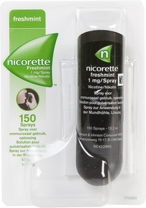 Nicorette Freshmint 1mg Spray 150 Doses