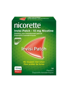 Nicorette Invisi Patch 10mg  De Nicotine 14 Patches