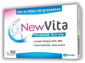 NewVita Pronatal 0,4mg 100 Comprimés