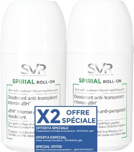 SVR Spirial Déodorant Roll-on 2x50ml (prix spécial)
