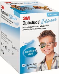 Opticlude 3M Silicone 50 Eye Patch Boy Maxi