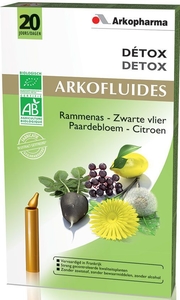 Arkofluides Detox 20 Ampoules