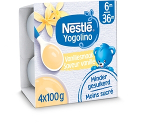 Nestle Baby Dessert Saveur Vanille 4x100g