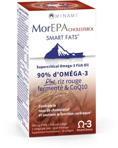 MorEPA Cholestérol Smart Fats 30 Softgels