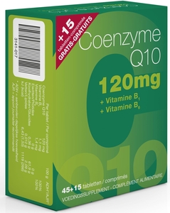 Coenzyme Q10 120mg 45 Comprimés (+ 15 gratuits)