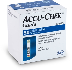 Accu-Chek Guide 50 Bandelettes Réactives