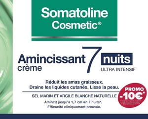 Somatoline Cosmetic Amincissant Intensif 7 Nuits 400ml (prix spécial -10€)