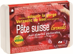 Pâte Suisse Grenade Tux Cetraria Althaea Gorge 50g