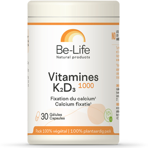 Be-Life Vitamines K2 D3 1000 30 Gélules