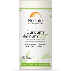 Be-Life Curcuma 3200 Magnum Bio 180 Gélules
