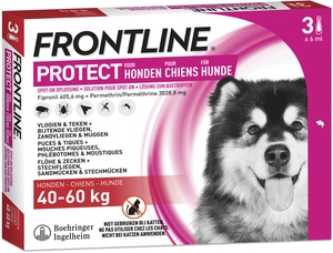 Frontline Protect Chiens 40-60 kg 3 Pipettes
