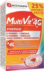 MultiVit&#039; 4G Energie 60 Comprimés