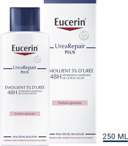 Eucerin UreaRepair Plus Émollient 5% d&#039;Urée Parfum Apaisant Peau Sèche et Rugueuse 250 ml