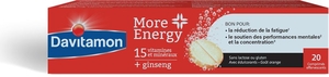 Davitamon More Energy Effervescents 20 Comprimés