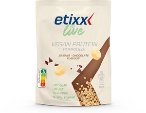 Etixx Live Vegan Protein Porridge Banane Chocolat 550g