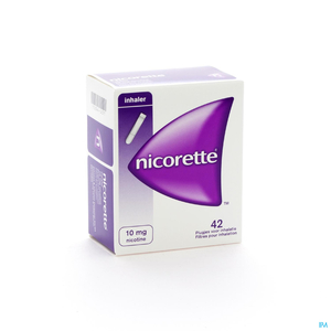 Nicorette Inhaler 10mg 42 Cartouches