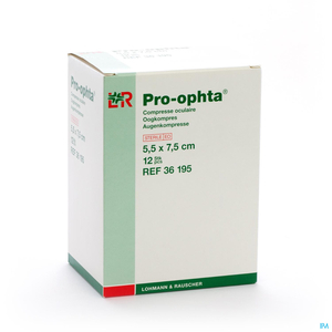 Pro-Ophta 12 Compresses Oculaires 5,5x7,5cm