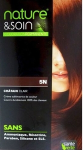 Nature&amp;Soin Coloration Permanente Chatain Clair 129ml