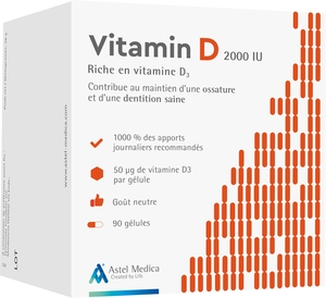 Astel Vitamine D 2000Iu 90 Comprimés