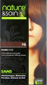 Nature&amp;Soin Coloration Permanente Blond Doré 129ml