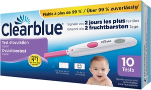 Clearblue Test d&#039;Ovulation Digital 10 Tests