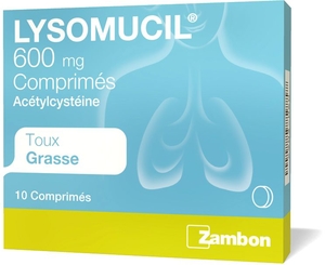 Lysomucil 600mg 10 Comprimés