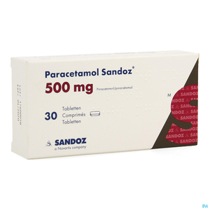 Paracetamol Sandoz 500mg 30 Comprimés