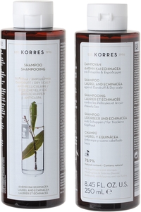 Korres Shampooing Antipelliculaire Laurier &amp; Echinacée 250ml